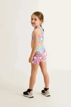 Performance Kids Booty Shorts - Unicorn