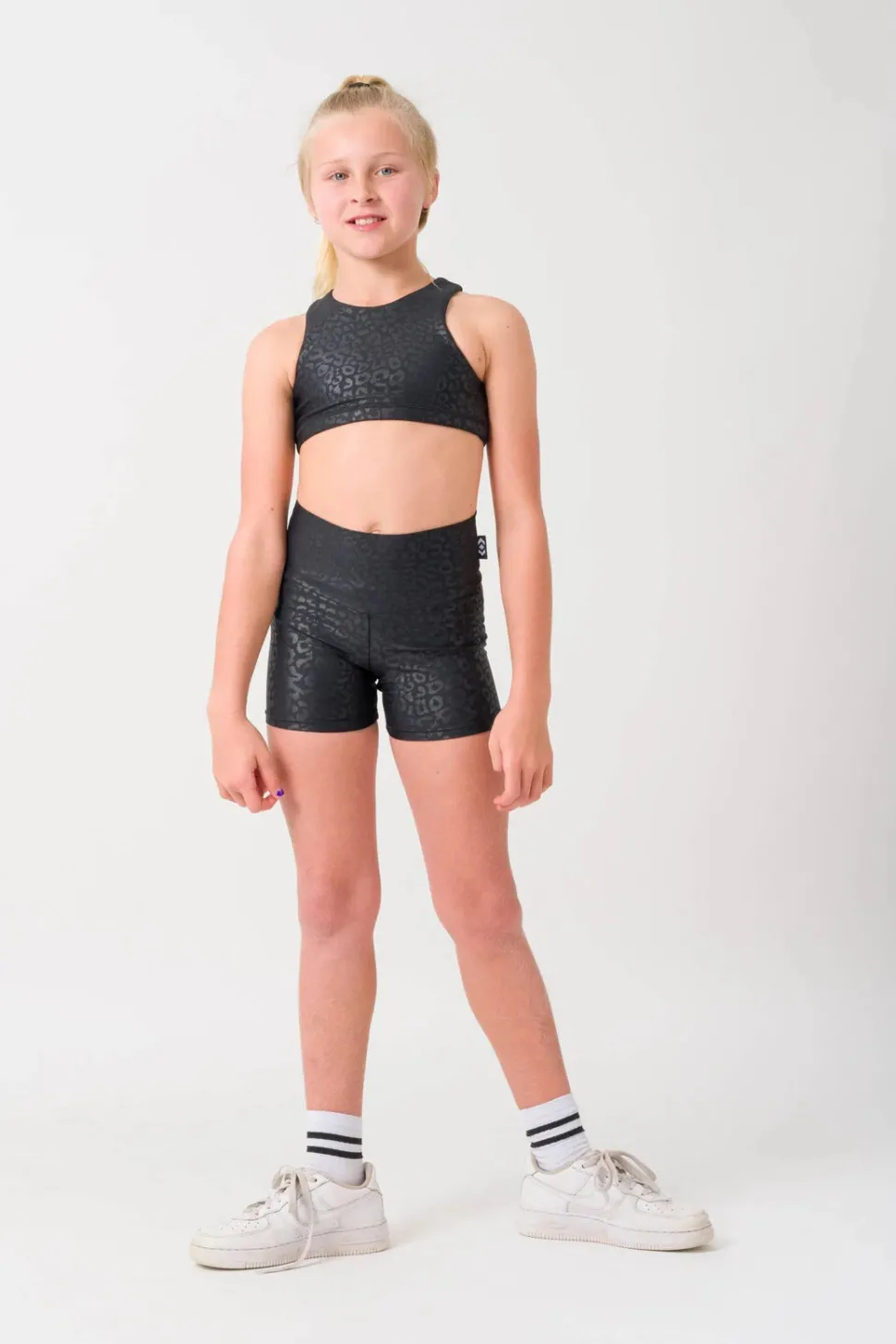 Performance Kids Booty Shorts - Black Exotic Touch Jag