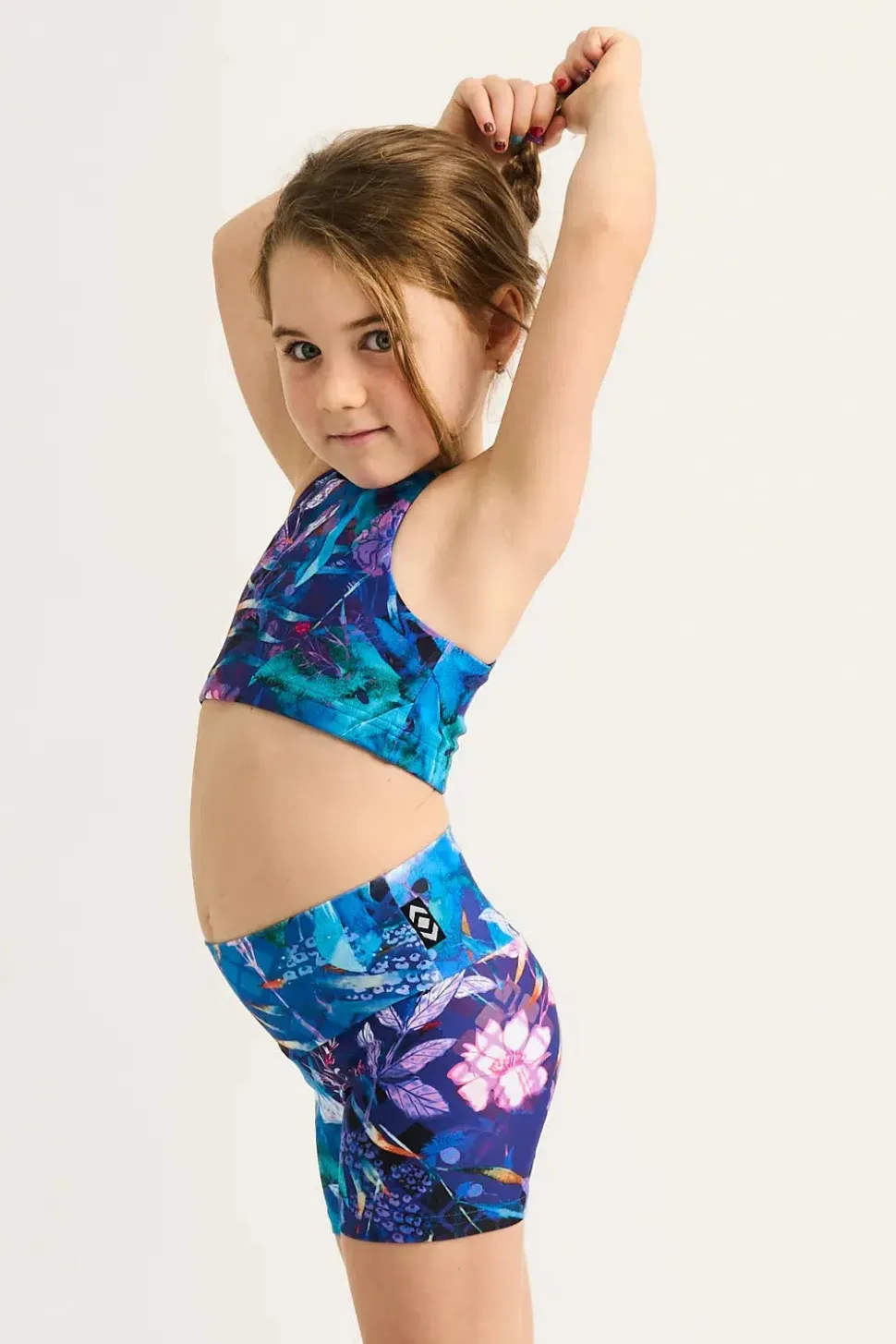 Performance Kids Booty Shorts - Mermaid Mafia