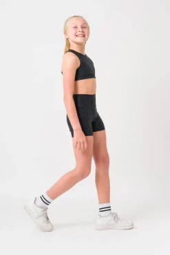 Performance Kids Booty Shorts - Black Exotic Touch Jag