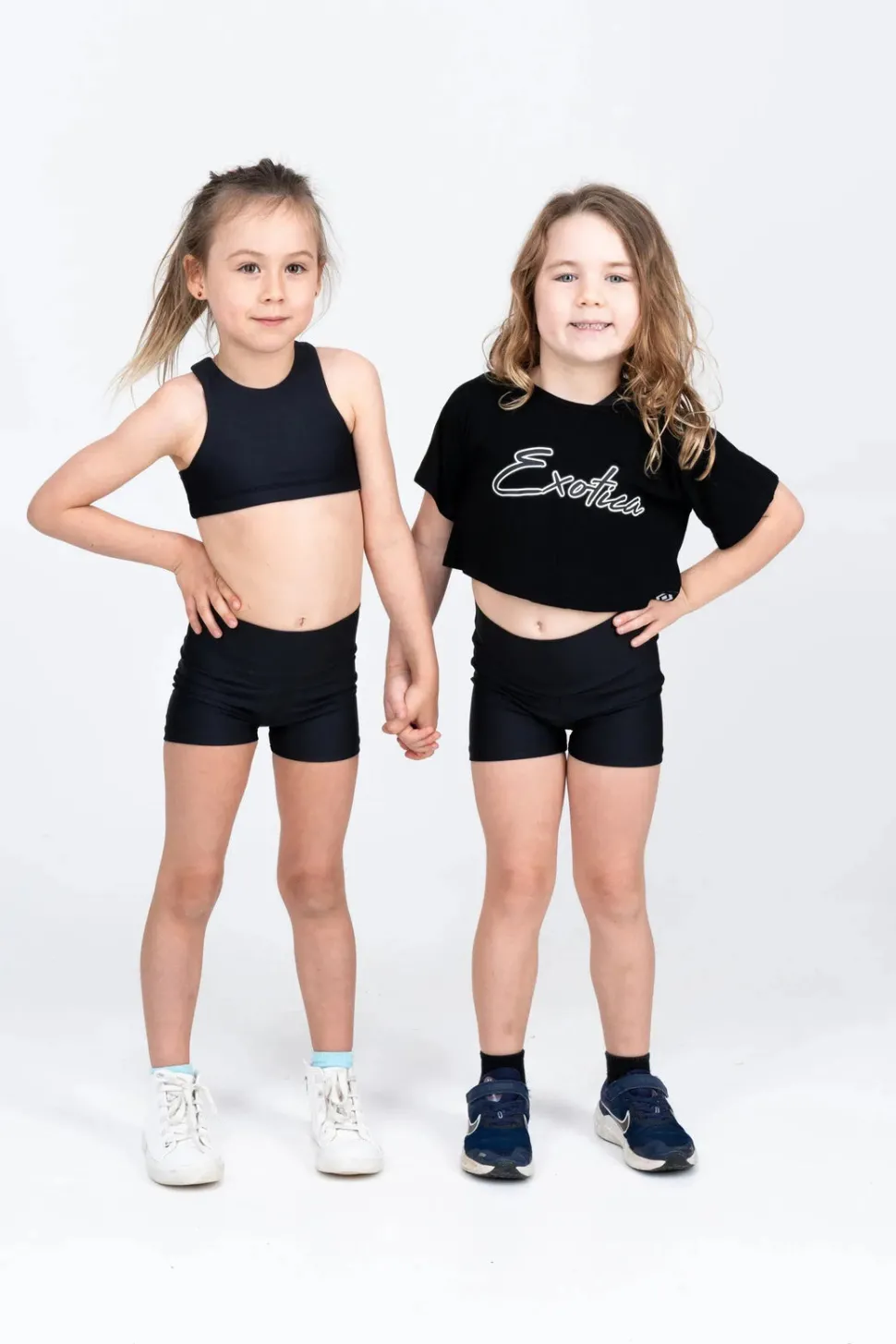 Performance Kids Booty Shorts - Black