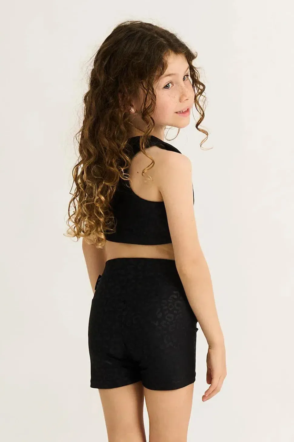 Performance Kids Booty Shorts - Black Exotic Touch Jag
