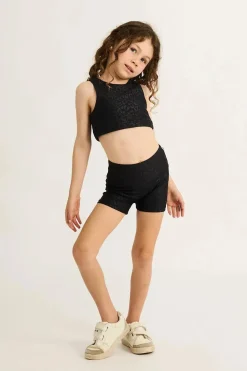 Performance Kids Booty Shorts - Black Exotic Touch Jag