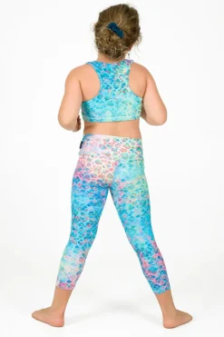 Performance Kids Capris - Mermaid Jag
