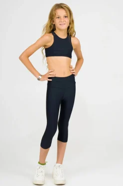 Performance Kids Capris - Black