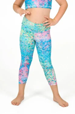 Performance Kids Capris - Mermaid Jag