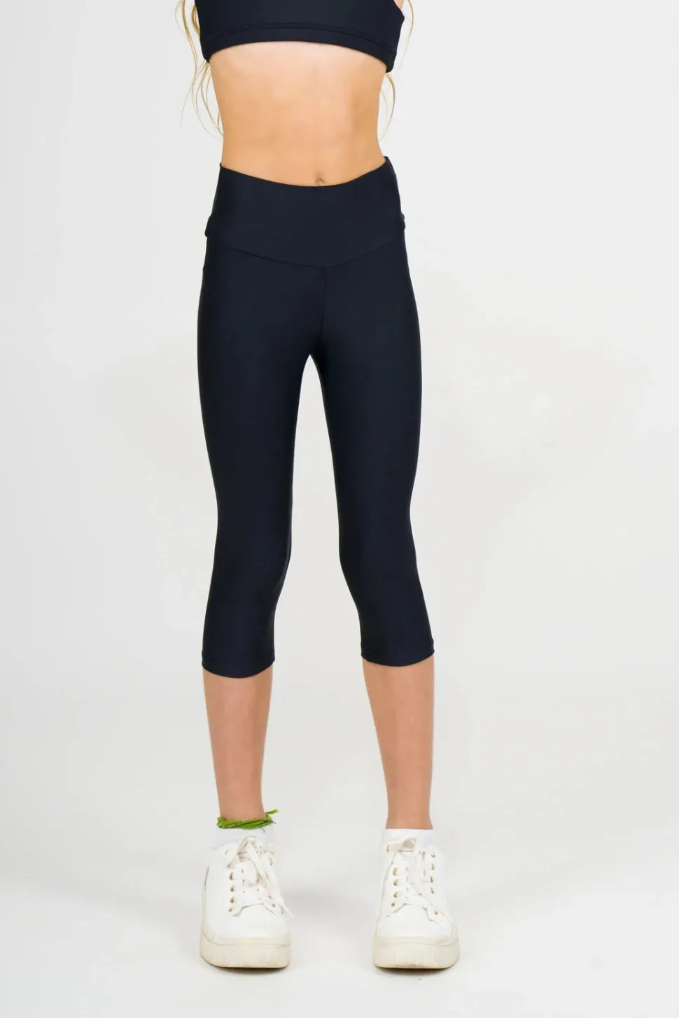 Performance Kids Capris - Black