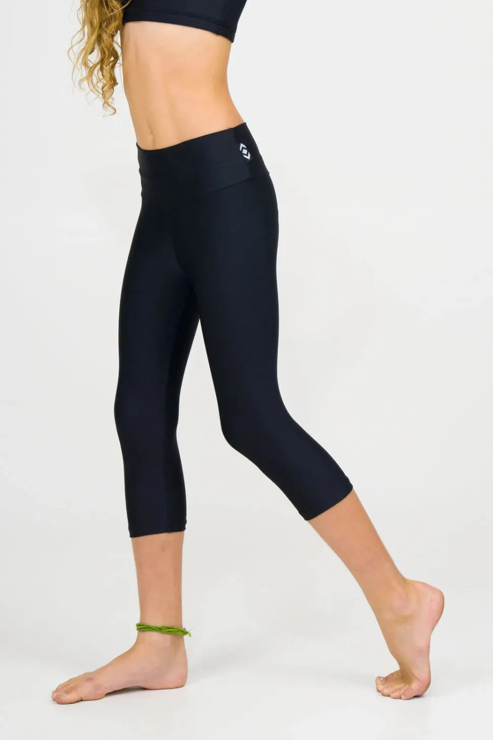 Performance Kids Capris - Black