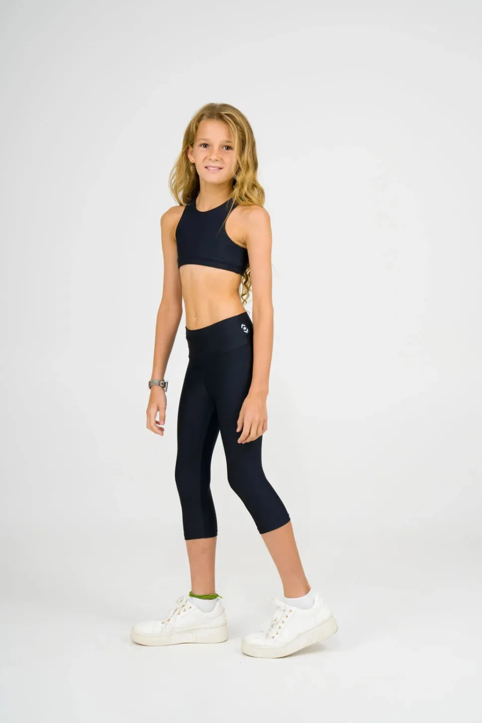 Performance Kids Capris - Black