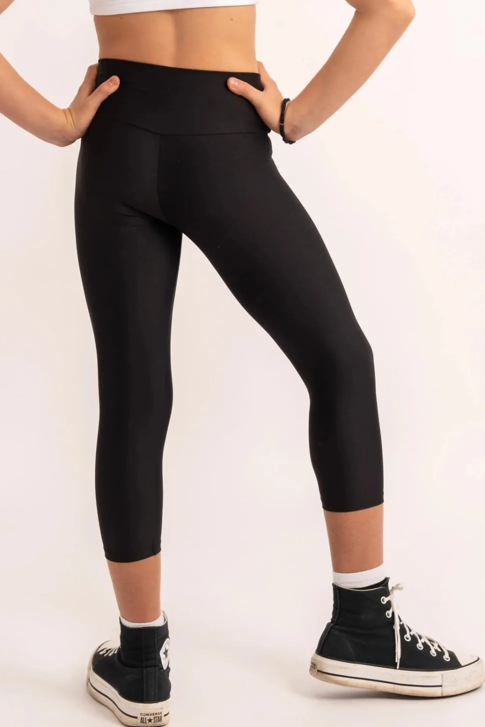 Performance Kids Capris - Black