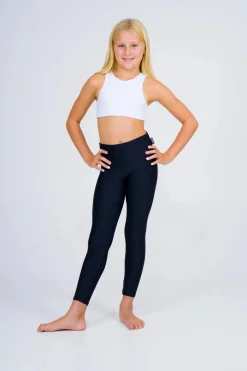 Performance Kids Crop Top - White