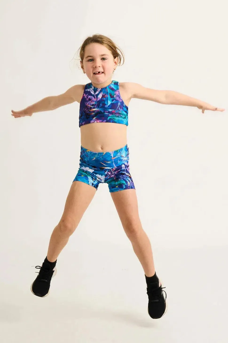 Performance Kids Crop Top - Mermaid Mafia