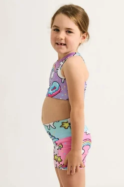 Performance Kids Crop Top - Unicorn