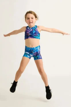 Performance Kids Crop Top - Mermaid Mafia