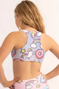 Performance Kids Crop Top - Unicorn