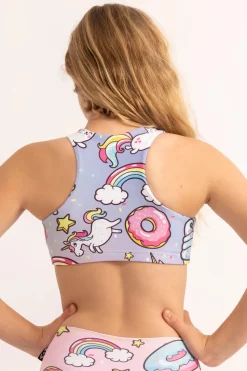 Performance Kids Crop Top - Unicorn