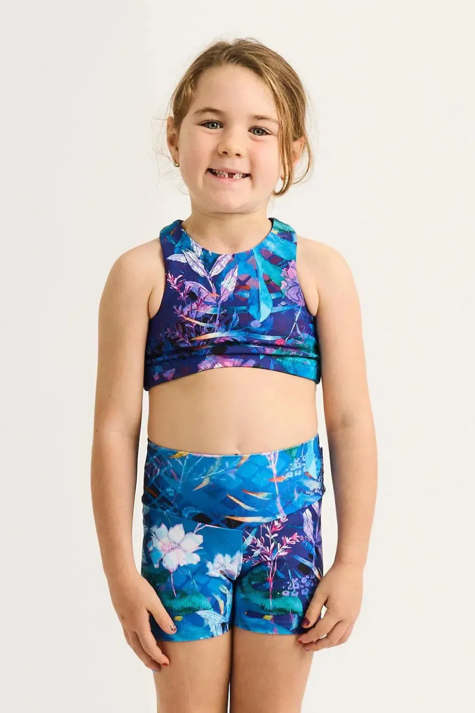 Performance Kids Crop Top - Mermaid Mafia