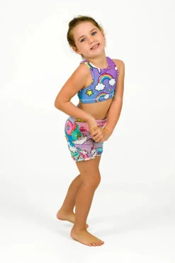 Performance Kids Crop Top - Unicorn
