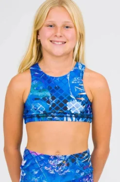 Performance Kids Crop Top - Mermaid Mafia