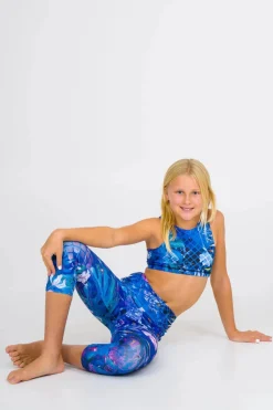 Performance Kids Crop Top - Mermaid Mafia