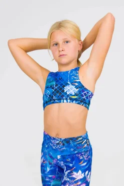 Performance Kids Crop Top - Mermaid Mafia