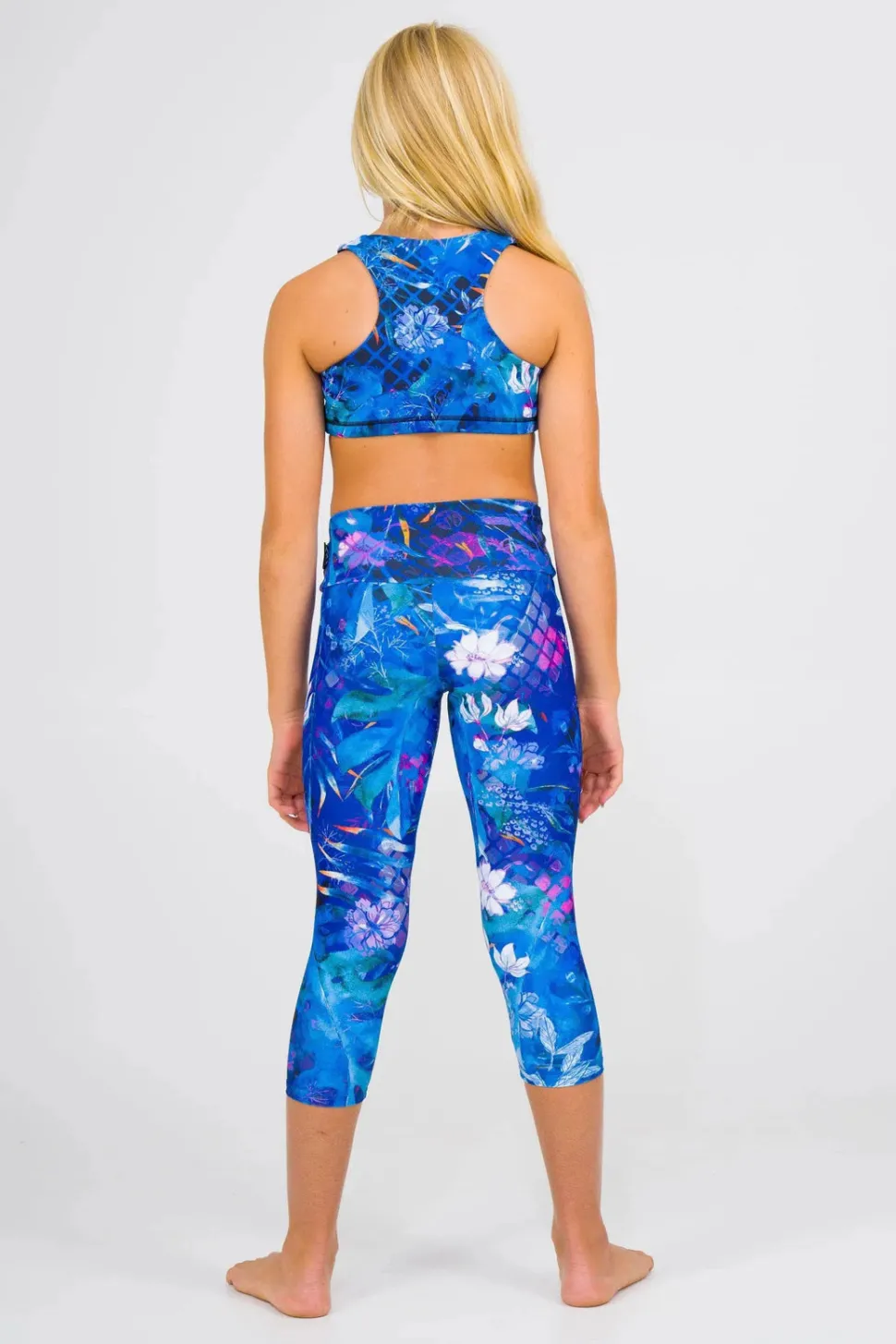 Performance Kids Crop Top - Mermaid Mafia