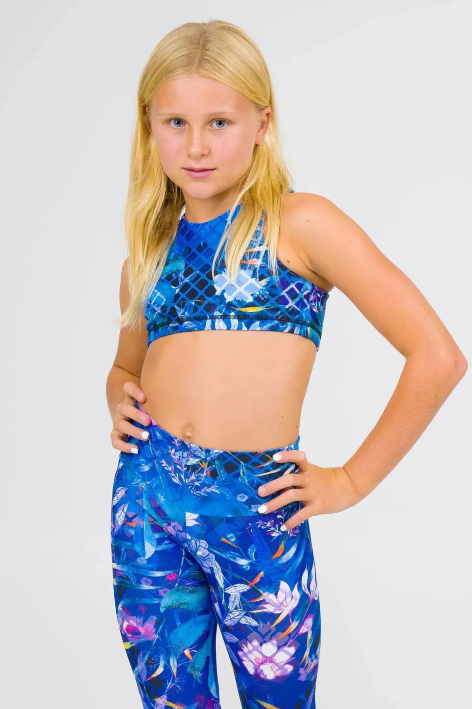 Performance Kids Crop Top - Mermaid Mafia