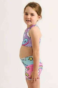 Performance Kids Crop Top - Unicorn