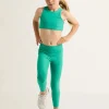 Performance Kids Leggings - Jade