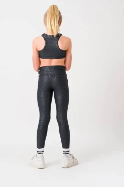Performance Kids Leggings - Black Exotic Touch Jag