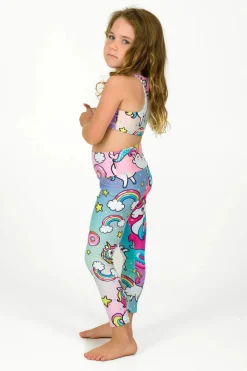 Performance Kids Leggings - Unicorn