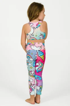 Performance Kids Leggings - Unicorn