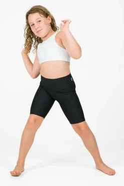 Performance Kids Long Shorts - Black