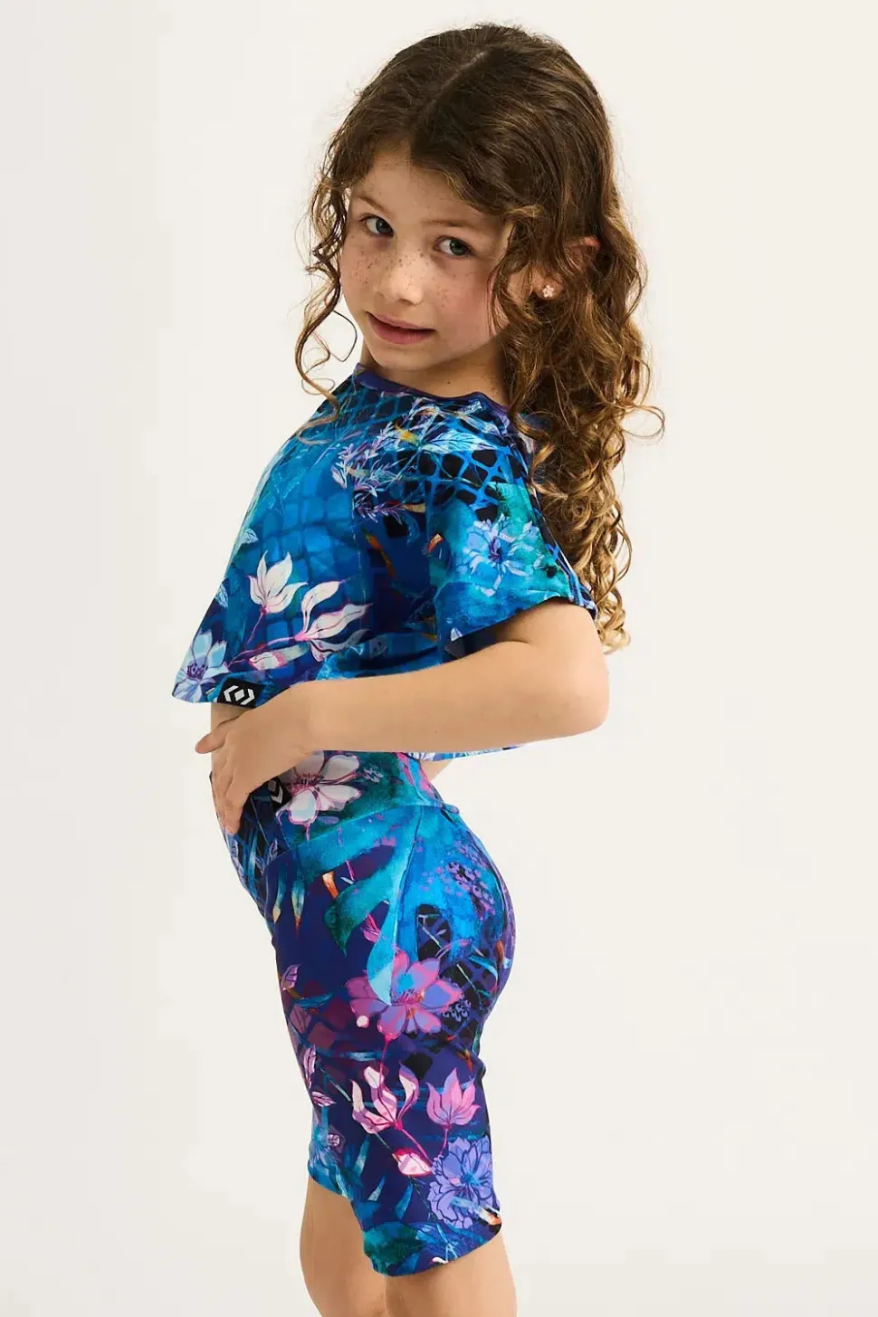 Performance Kids Long Shorts - Mermaid Mafia