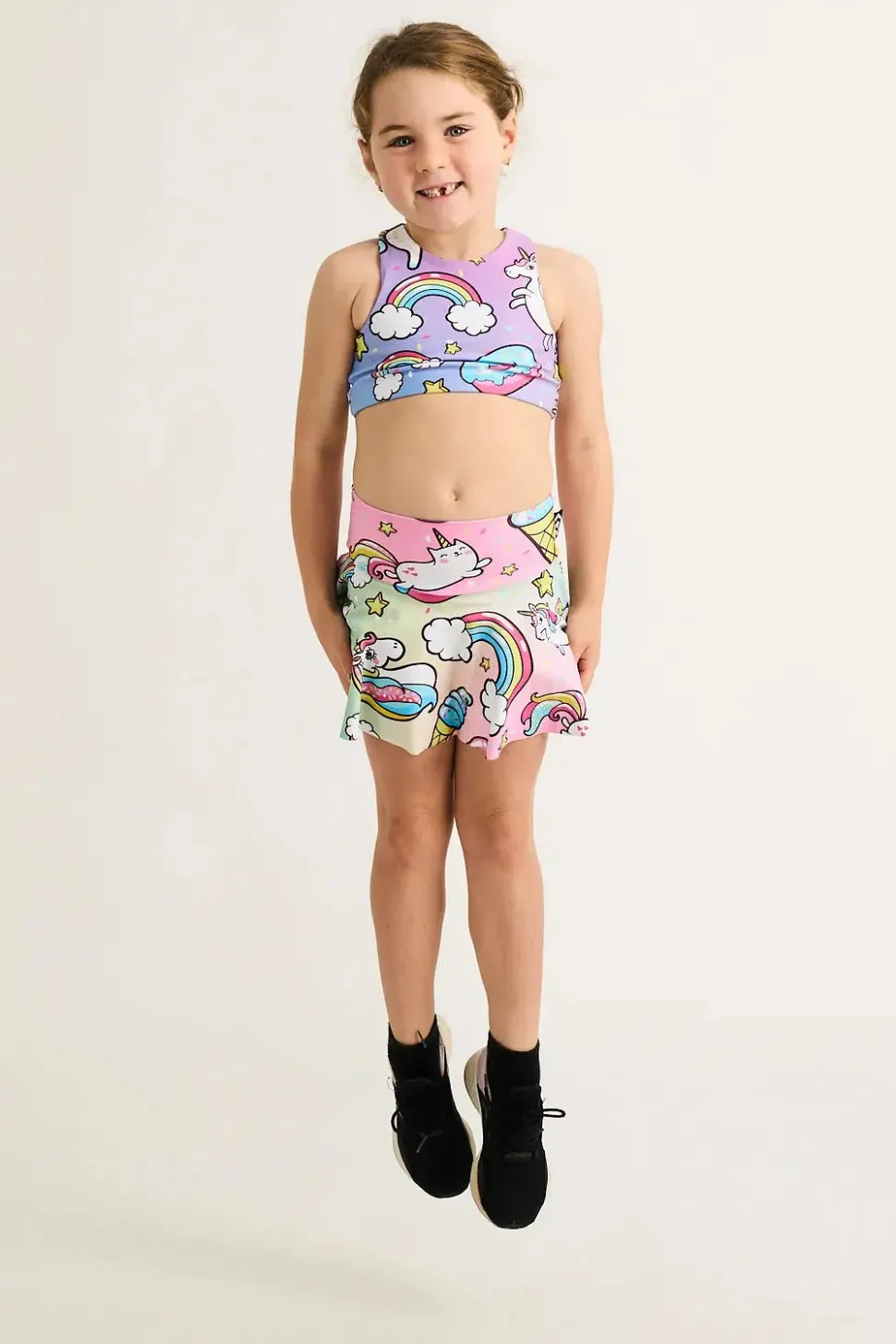 Performance Kids Simple Skort - Unicorn
