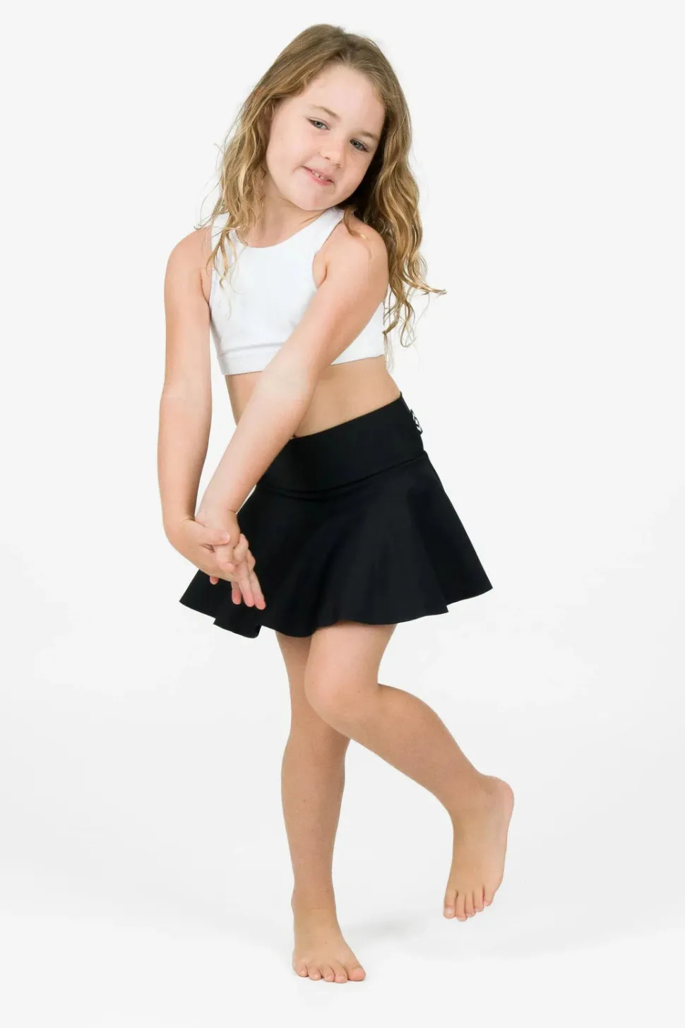 Performance Kids Simple Skort - Black