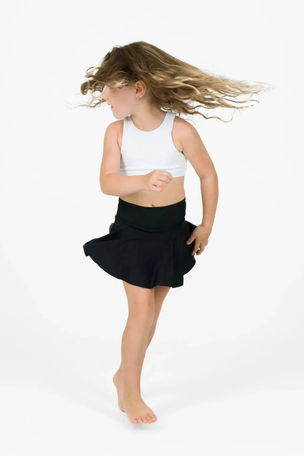 Performance Kids Simple Skort - Black