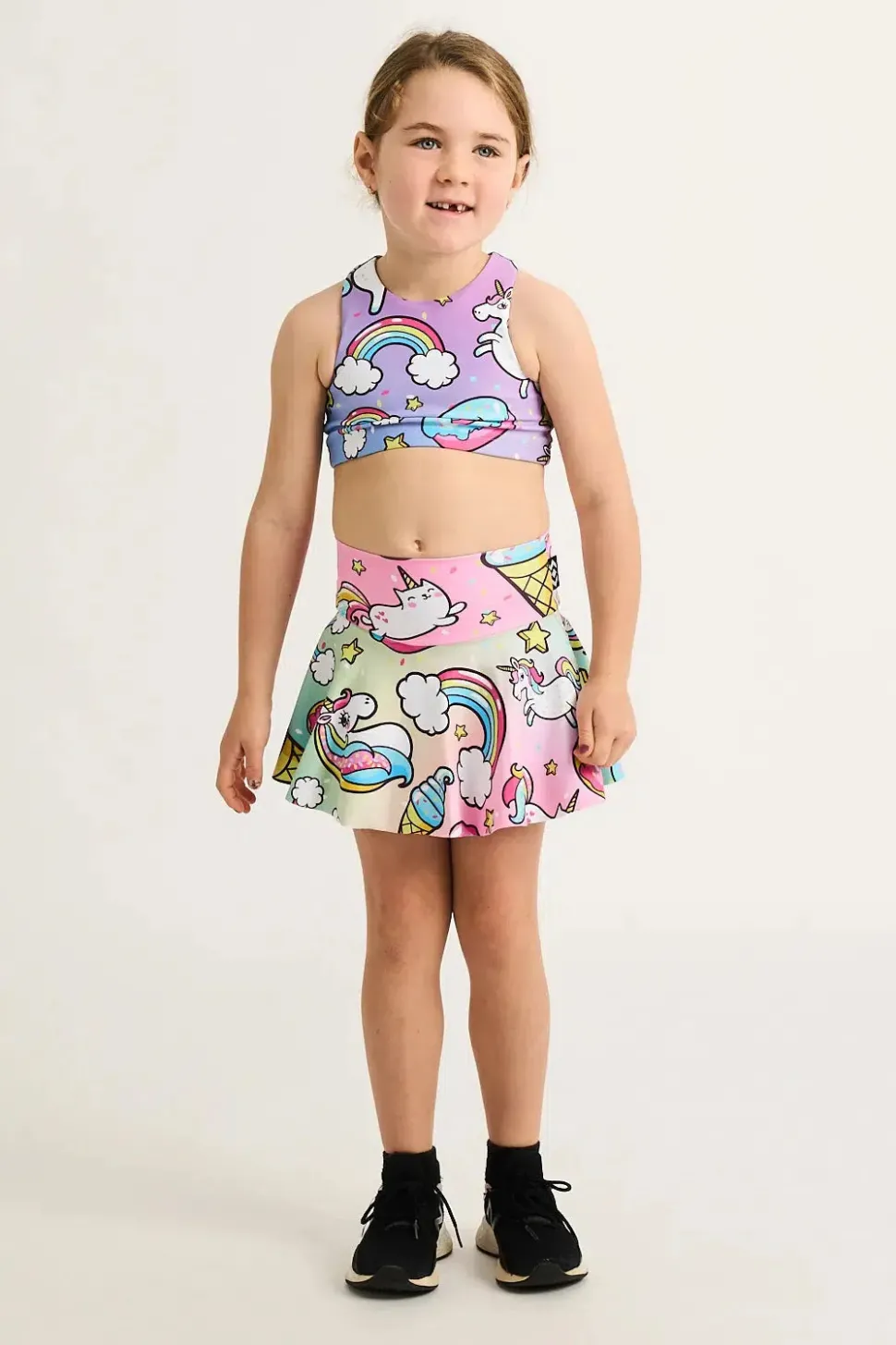 Performance Kids Simple Skort - Unicorn