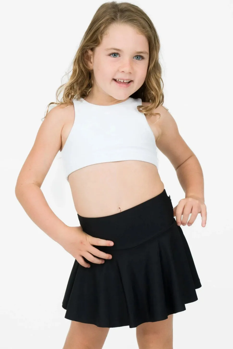 Performance Kids Simple Skort - Black