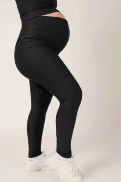 Performance Maternity Leggings - Black