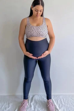 Performance Maternity Leggings - Black