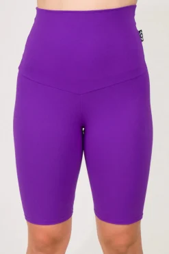 Purple Body Contouring - Extra High Waisted Long Shorts