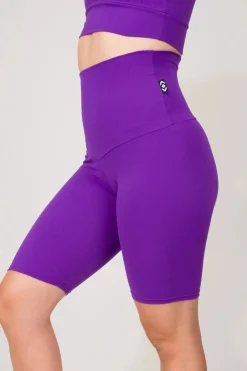 Purple Body Contouring - Extra High Waisted Long Shorts