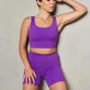 Purple Body Contouring - High Waisted Booty Shorts