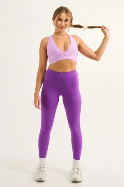 Purple Body Contouring - High Waisted Leggings