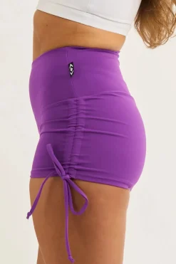 Purple Body Contouring - High Waisted Tie Side Booty Shorts