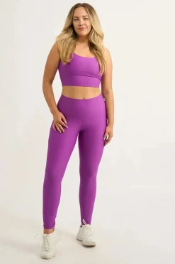 Purple Performance - High Waisted Leggings