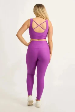Purple Performance - High Waisted Leggings