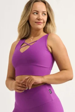 Purple Performance - Reversible Comfort Crop Top
