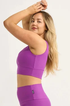 Purple Performance - Reversible Comfort Crop Top